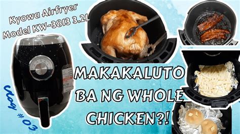 Unboxing Kyowa Airfryer Kw L Kaya Bang Makaluto Ng Isang