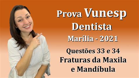 Fraturas De Maxila E Mandíbula Concurso Público Dentista Vunesp