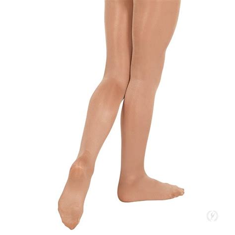 Eurotard Euroskins 211c Footed Shimmer Tights Child — Dancewear Corner