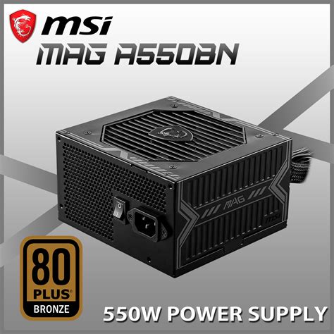 Msi Mag A Bn Power Watt W Up To Efficiency Plus Bronze