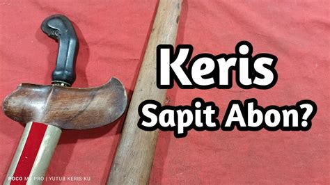 Keris Pusaka Tombak Sapit Abon Koleksi Tosan Aji Yang Sangat Youtube