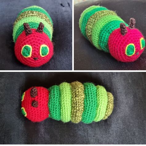 The Very Hungry Caterpillar Crochet Pattern Etsy Canada