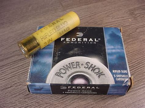 Partial Box Of Federal Power Shok 20 Gauge 3 Inch Hollow Point Rifled