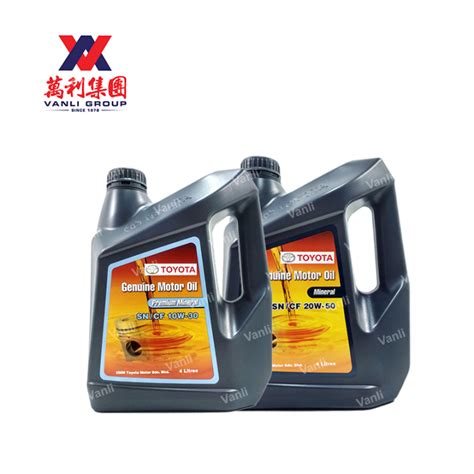 Toyota Genuine Premium Mineral 10W30 Mineral 20W50 Engine Oil 4L Lazada