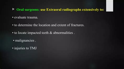 Extraoral Radiograph Lecture Ppt