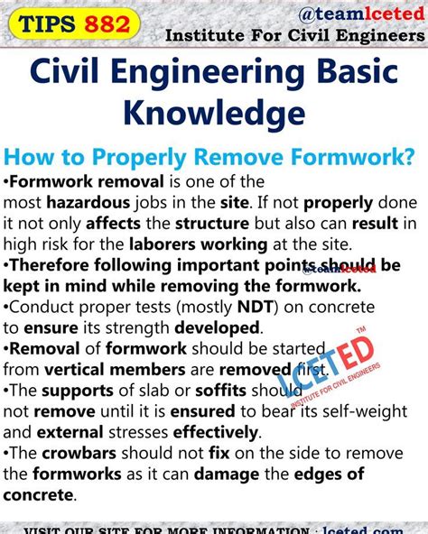 How To Properly Remove Formwork Artofit