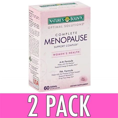 Natures Bounty Complete Menopause Support Complex Tablets 60 Ea For