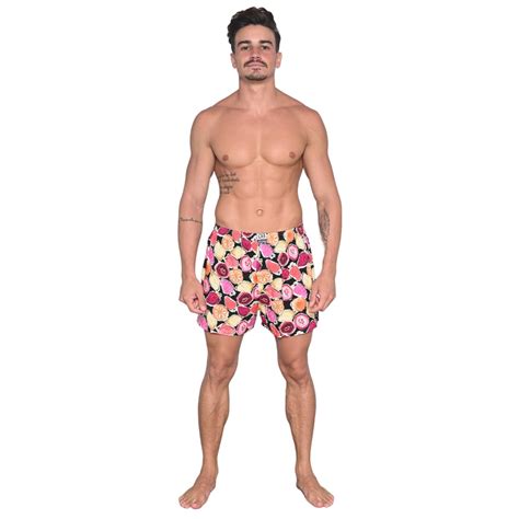 Cueca samba canção masculina estampada