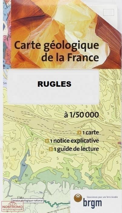 178 RUGLES carte géologique BRGM nostromoweb