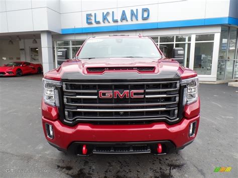 2020 Red Quartz Tintcoat GMC Sierra 2500HD AT4 Crew Cab 4WD 139985314