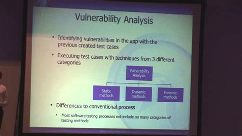 Owasp Appsec Eu 2013 Security Testing Guidelines For Mobile Apps Youtube