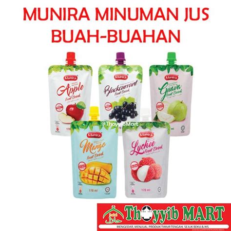 Munira Minuman Jus Buah Buahan Ml Shopee Malaysia