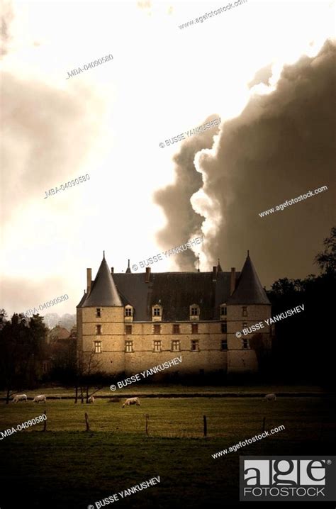Castle Storm Clouds Stock Photo Picture And Rights Managed Image