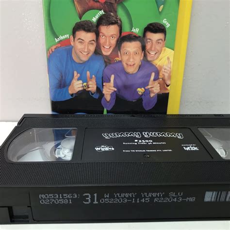 The Wiggles Yummy Yummy Vhs Video Vcr Tape Grelly Usa