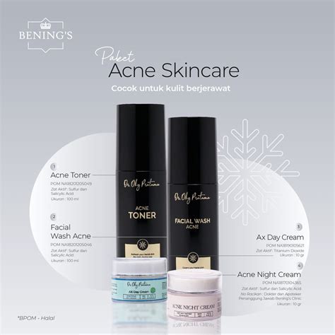 Jual Promo Paket Acne Bening Skincare Dr Oky Pratama Bening S Clinic