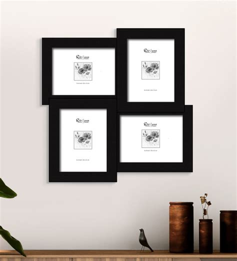 Buy Elegant Arts & Frames 4-in-1 Collage Black Photo Frame 8 x 6 by ...