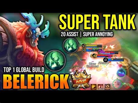 BELERICK BEST BUILD 2022 BUILD TOP 1 GLOBAL BELERICK GAMEPLAY