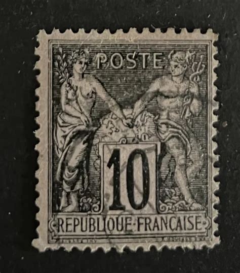 France Timbre Oblit R Yt Type Sage Type N Sous B Eur