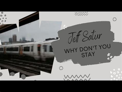 Jeff Satur Why Don T You Stay World Tour Ver Cover By Bunga Agil