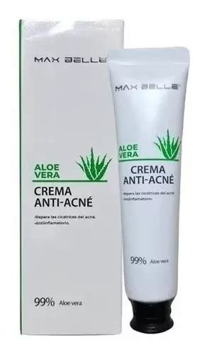 Crema Anti Acne De Aloe Vera Max Belleza Tipo De Piel Grasa Mercadolibre