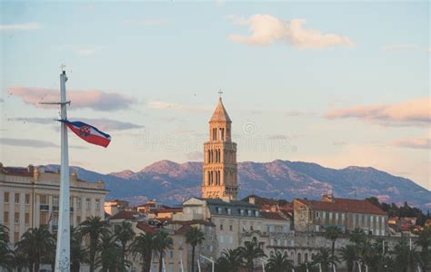 View of the Diocletian`s Palace. Stock Photo - Image of architecture, adriatic: 125238374