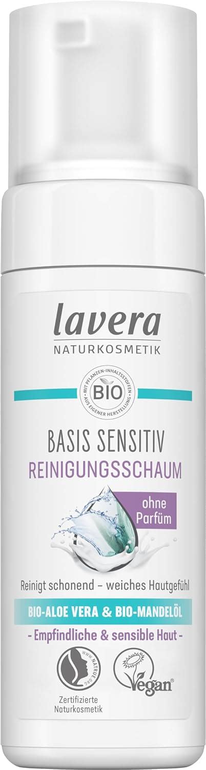 lavera Basis Sensitiv Mousse nettoyante Cosmétique naturel