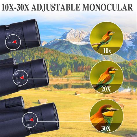 Power Zoom Monocular 10-30X50 Kentfaith - KENTFAITH