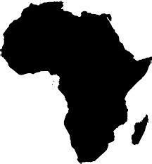 Stencil 4606 Africa Map African Continent Africa Drawing African