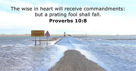 Proverbs 10 8 Bible Verse KJV DailyVerses Net