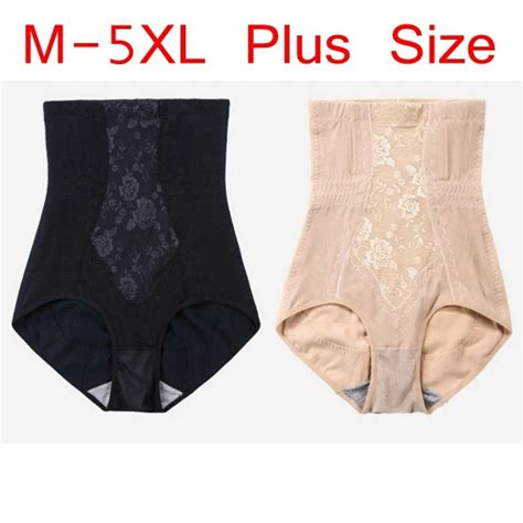 M 5xl Pluse Size High Waist Women Slimming Control Panties Body Shaper