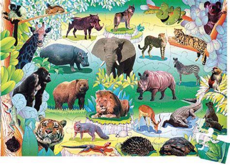 Wildlife Safari Floor Puzzle