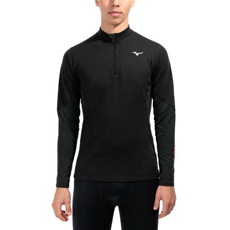 Mizuno Merino Wool Men S Underwear Shirt Black