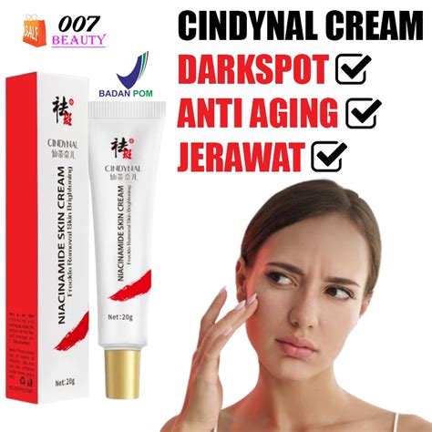 Jual Bpom Cindynal Whitening Freckle Cream Remove Dark Spots Salep