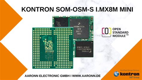 Kontron präsentiert sein neues System on Module OSM S i MX8M Mini