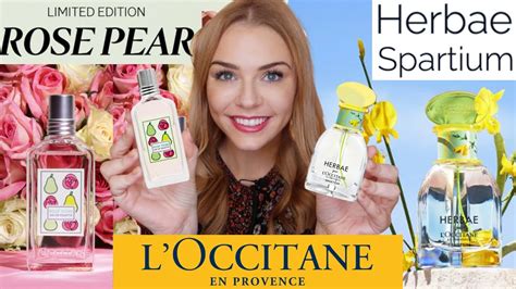 New L Occitane Herbae Spartium Rose Pear Limited Edition Fragrance