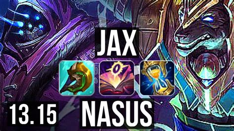 Jax Vs Nasus Top 8 0 7 3 4m Mastery 1000 Games Legendary Kr