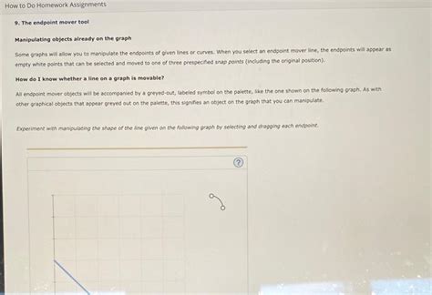 Solved 9 The Endpoint Mover Tool Manipulating Objects Chegg