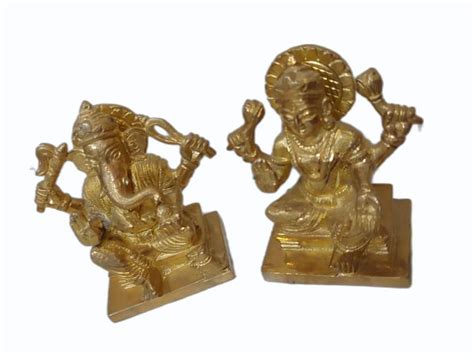 Brass Polished Laxmi Ganesh Statue Temple At Rs 900piece In Aligarh