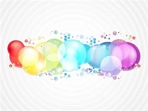 Rainbow Color Bubbles Vector Art & Graphics | freevector.com