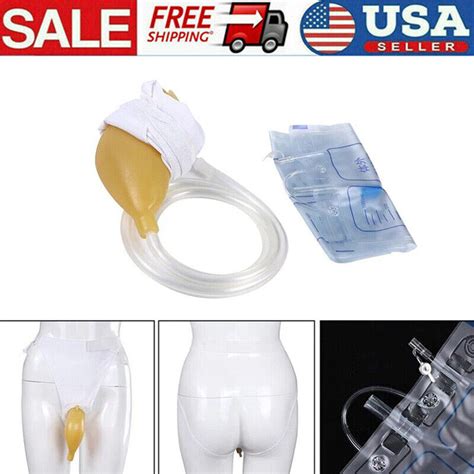 Male Men Reusable Urine Bag Urinal Pee Collector Urine Collection Bag For Men，us Ebay