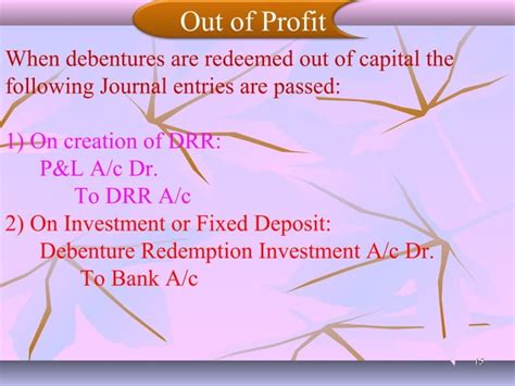 Redemption Of Debentures By Nbala Murali Krishna Ppt Free Download