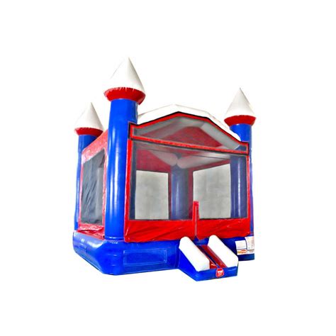 Blue White Red Bouncy Castle For Sale Poly Event