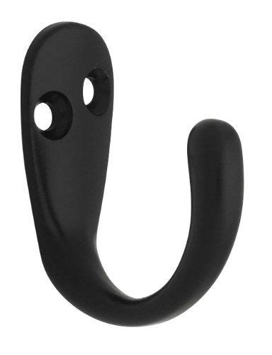 Liberty Hardware B59103Z FB C Single Prong Robe Hook Flat Black