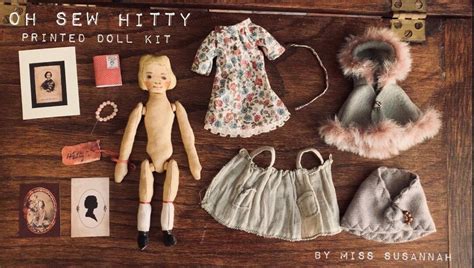 Oh Sew Hitty Kits To Create Printed Fabric Doll Outfit Etsy