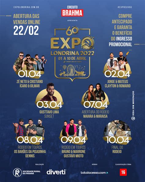 Ap S A Divulga O Da Grade De Shows Da Exposi O Agropecu Ria E