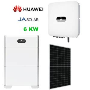 Kit Fotovoltaico 6 Kw Con Accumulo 10 Kw Fotovoltaico Store