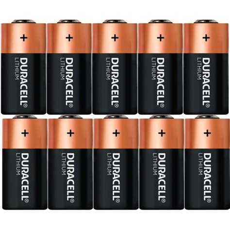 Pile CR123 Lithium 3V DURACELL GRANDES MARQUES PUISSANTE PAS CHER