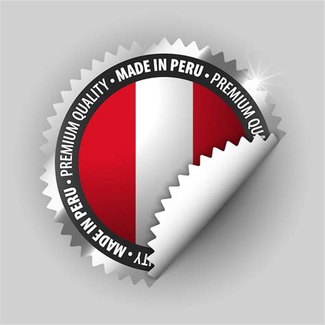 Premium Vector Made In Peru Graphic And Label