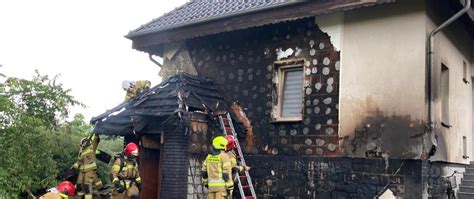 Pożar budynku mieszkalnego w Chojnikach Komenda Powiatowa Państwowej