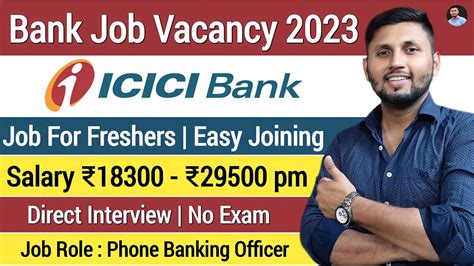 Icici Bank Recruitment Bank Job Vacancy How To Get Job In